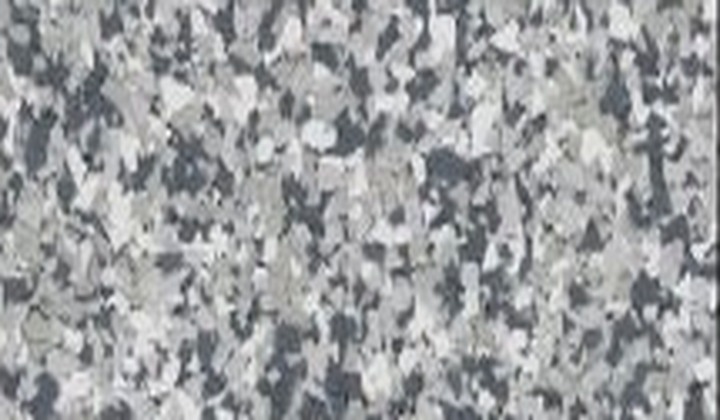 Gravel decorative flake floor coating sample